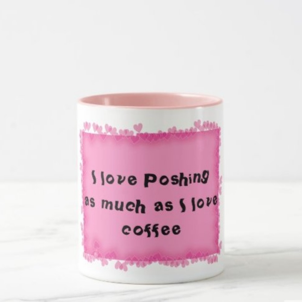 NEW! Two Tone Poshmark 11oz Coffee Mug